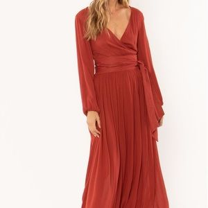 Amuse Society Fresca wrap maxi dress